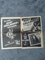 Rory Gallagher:  Promo new albums, Ophalen of Verzenden, Zo goed als nieuw, Foto of Kaart