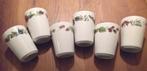 6 stuks mooie melk bekers bosvruchten van Marjolein Bastin, Ophalen of Verzenden, Zo goed als nieuw, Overige stijlen, Kop(pen) en/of Schotel(s)