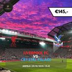 Tickets Liverpool FC - Crystal Palace, Tickets en Kaartjes, Drie personen of meer, Oktober, Buitenland