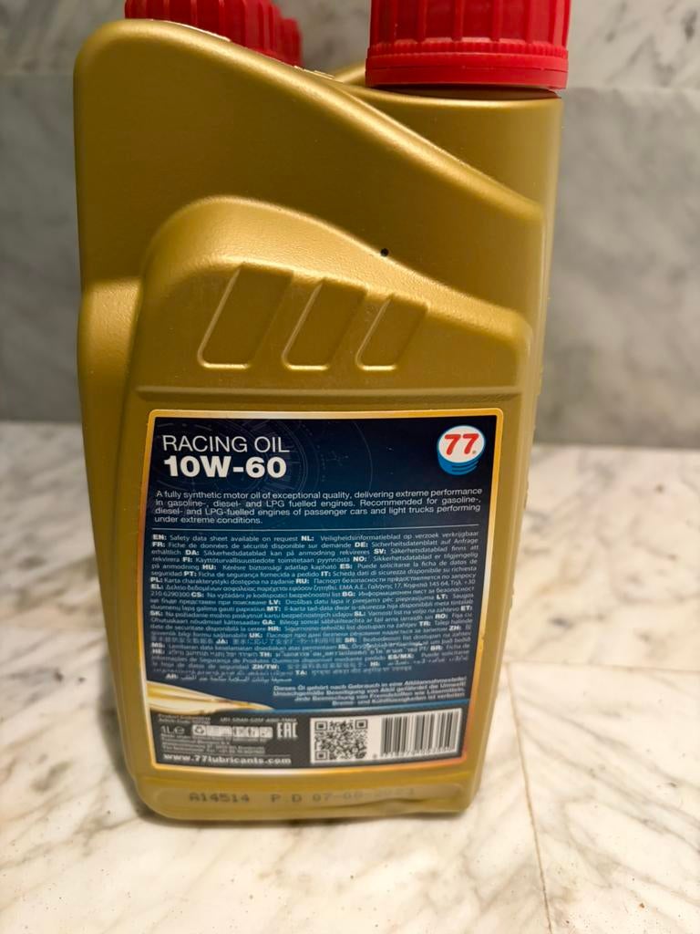 motorolie voor auto - racing oil 10W 60, Ophalen