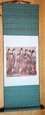 Mooie Chinese rol schilderij., Antiek en Kunst, Ophalen of Verzenden