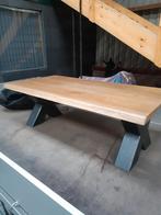 Salontafel eiken, Huis en Inrichting, Tafels | Salontafels, 100 tot 150 cm, Eikenhout, Minder dan 50 cm, Rechthoekig