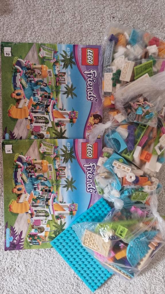 LEGO Friends 41313 Heartlake Zwembad compleet, Kinderen en Baby's, Speelgoed | Duplo en Lego, Zo goed als nieuw, Lego, Complete set