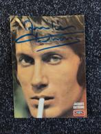 Jacques Dutronc - Gesigneerde Fotokaart, Verzamelen, Muziek, Artiesten en Beroemdheden, Ophalen of Verzenden, Gebruikt