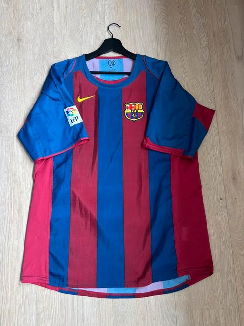 FC Barcelona - Thuisshirt 05/06, Sport en Fitness, Voetbal, Zo goed als nieuw, Shirt, Maat XL, Ophalen of Verzenden