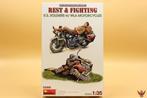 ROWASP | MiniArt 1/35  US Soldiers +  Motorcycles, Overige merken, MiniArt, 1:32 tot 1:50, Overige typen