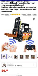 nieuw in doos, Reobrix Heftruck Classic RC auto bouwset, Ophalen of Verzenden, Nieuw