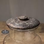 Glazen voorraadpot M pot deksel glas stoer sober landelijk, Huis en Inrichting, Woonaccessoires | Overige, Verzenden, Nieuw