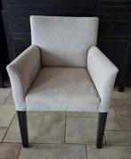 6 x Olav eetkamerstoel met armleuningen grijs/beige, Huis en Inrichting, Stoelen, Ophalen, Gebruikt, Vijf, Zes of meer stoelen