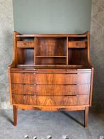 Vintage Scandinavisch Design Secretaire Bureau Rosewood, Ophalen