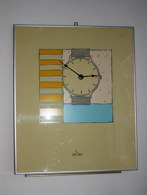 Wandklok, Huis en Inrichting, Woonaccessoires | Klokken, Gebruikt, Wandklok, Analoog, Ophalen of Verzenden