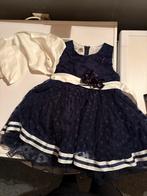 Bruidsmeisje jurk donkerblauw maat 98-104, Ophalen, Zo goed als nieuw, Meisje, Jurk of Rok