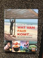 Wat van fair komt/ fair trade kookboek een culinaire wereldr, Ophalen of Verzenden, Nieuw