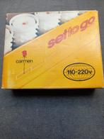 Vintage Carmen haarkrullers reisset 110 - 220 Volt., Ophalen of Verzenden, Zo goed als nieuw, Haarverzorger of -hersteller