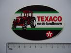 sticker Texaco oil traktor tractor massey ferguson trekker, Overige typen, Zo goed als nieuw, Verzenden