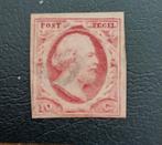 Nvph 2 koning Willem III 1e emissie 1852, Ophalen of Verzenden, T/m 1940, Gestempeld