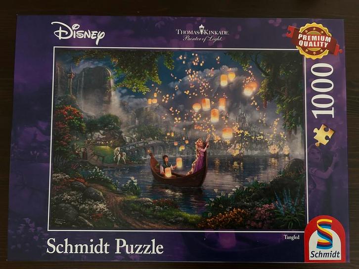 NIEUW Disney Schmidt Puzzle Tangled / Rapunzel 1000 stukjes, Hobby en Vrije tijd, Denksport en Puzzels, Zo goed als nieuw, 500 t/m 1500 stukjes