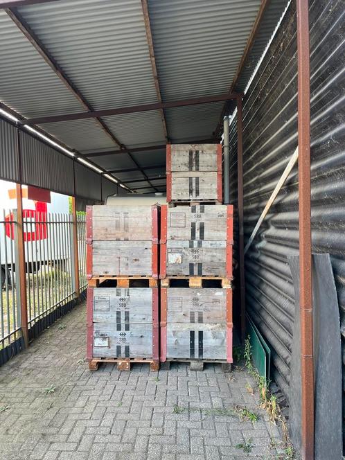 Palletboxen / opzetranden pallets, Doe-het-zelf en Verbouw, Kratten en Dozen, Gebruikt, Overige typen, 100 cm of meer, Minder dan 35 cm