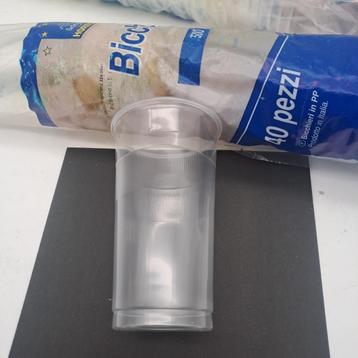 80x plastic drinkbekers – 500 ml – transparant – nieuw beschikbaar voor biedingen