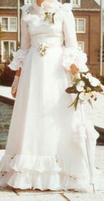 vintage (1979) trouwjurk licht rose, 1979 Vintage, Trouwjurk, Ophalen of Verzenden, Zo goed als nieuw