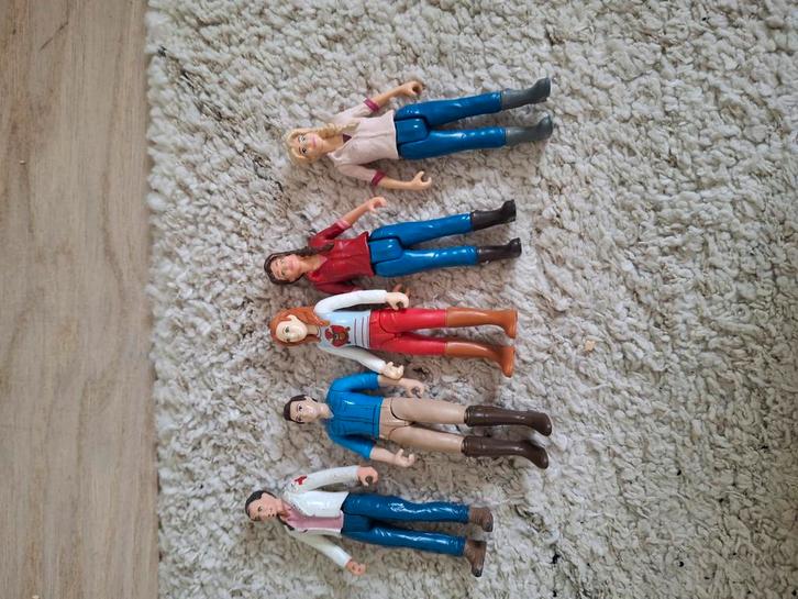 5 mooie schleich beweegbare poppetjes (per stuk), Kinderen en Baby's, Speelgoed | Overig, Zo goed als nieuw, Jongen of Meisje