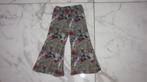 98 DIEREN broek flared zebra giraffe, Ophalen of Verzenden, Zo goed als nieuw, Meisje, Broek