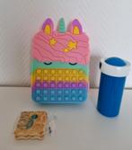 Gekleurde Unicorn rugzak/ pop it/ zomer., Sieraden, Tassen en Uiterlijk, Tassen | Schooltassen, Nieuw, Ophalen of Verzenden, Rugtas