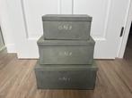 Bloomingville decoratieve boxen no. 1, 2 & 3, Ophalen of Verzenden, Gebruikt