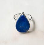 Lapis Lazuli zilveren ring, Nieuw, 17 tot 18, Met edelsteen, Dame