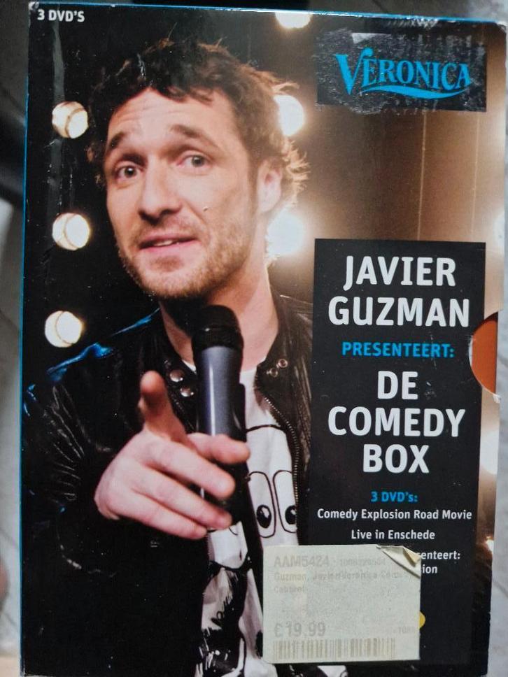 3Dvd Javier Guzman, Cd's en Dvd's, Dvd's | Cabaret en Sketches, Gebruikt, Stand-up of Theatershow, Alle leeftijden, Ophalen of Verzenden
