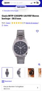 Horloge Casio Nieuw, Staal, Verzenden, Polshorloge, Nieuw