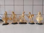 5 sierlijke vintage beeldjes, Ophalen of Verzenden, Zo goed als nieuw, Mens