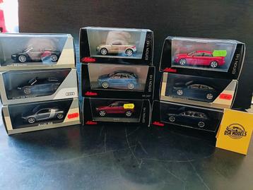 1:43 Audi modellen verschillende typen  beschikbaar voor biedingen