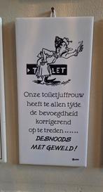 Tegeltje - Onze Toiletjuffrouw, Ophalen, Gebruikt