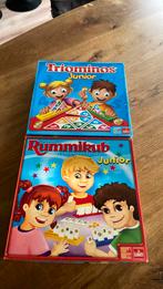 Junio rummikub en triominos, Hobby en Vrije tijd, Gezelschapsspellen | Overige, Ophalen, Zo goed als nieuw
