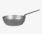 DeBuyer Mineral B Black hapjespan wok 28cm carbonsteel NIEUW, Overige materialen, Nieuw, Ophalen of Verzenden, Keramische plaat