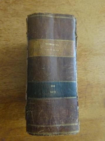 1872 Memoriaal Adminitratie Provintie Braband Belgie beschikbaar voor biedingen