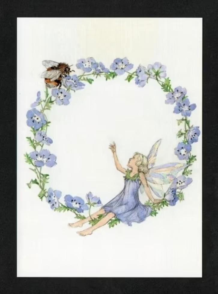 Elfje Hommel Bloemenkrans by Molly Brett., Verzamelen, Ansichtkaarten | Themakaarten, Ongelopen, 1980 tot heden, Kinderen, Ophalen of Verzenden