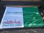 Scheepvaart vlag scheepswerf visser Den helder, Ophalen of Verzenden, Zo goed als nieuw, Reclamebord