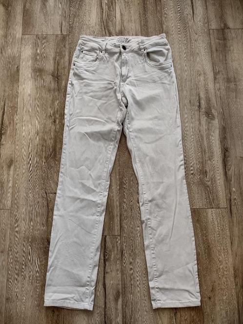 Prachtige witte lange broek van Parami, maat 38. Stretch., Kleding | Dames, Broeken en Pantalons, Zo goed als nieuw, Maat 38/40 (M)