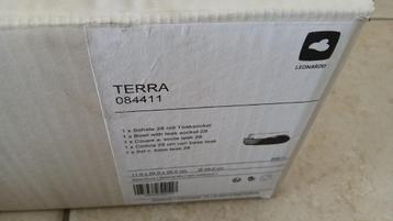 fruitschaal teakhout glas NIEUW Leonardo Terra Bijenkorf beschikbaar voor biedingen