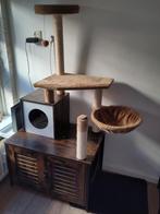 Katten meubel met hangmat en kattenbak, Ophalen, Krabpaal