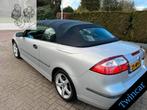Saab 9-3 Cabrio 2.0T AUT. 209PK ARC ECC LEDER LMV, Auto's, 1998 cc, Gebruikt, Zwart, 4 cilinders