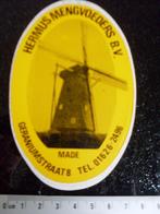 sticker hermus mengvoeders made logo windmolen molen, Verzamelen, Stickers, Bedrijf of Vereniging, Zo goed als nieuw, Verzenden
