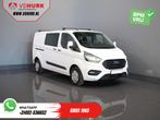 Ford Transit Custom 2.0 TDCI L2 Trend DC Dubbel Cabine BPM V, Auto's, Bestelauto's, Euro 6, 4 cilinders, Wit, Origineel Nederlands