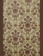 13987 barok vintage behang met kroontjes en goud chic  swiet, Verzenden, Beige