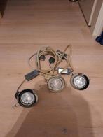 Set van 3 LED GU10 Inbouwspots - Compleet, Gebruikt, Metaal of Aluminium, Ophalen of Verzenden, Led