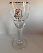 Bierglas Gouverneur op voet. ‘t Bier van Hier. H.21 cm., Verzamelen, Biermerken, Ophalen of Verzenden, Zo goed als nieuw, Glas of Glazen