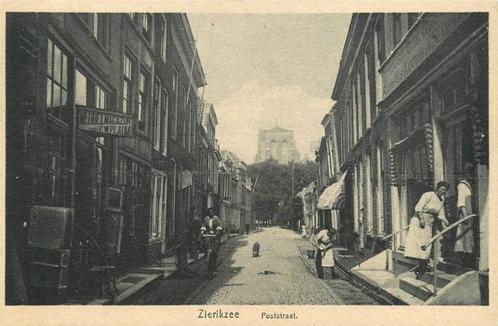 (386-273-031) Zierikzee Poststraat, Verzamelen, Ansichtkaarten | Nederland, Zeeland, Verzenden