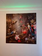 Glasschilderij 80x80 cm, Antiek en Kunst, Ophalen of Verzenden